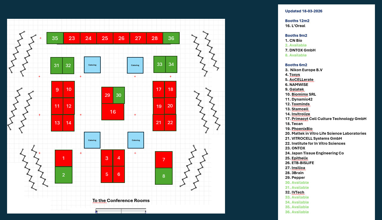 ESTIV 2026 floorplan BZ updated 18-03
